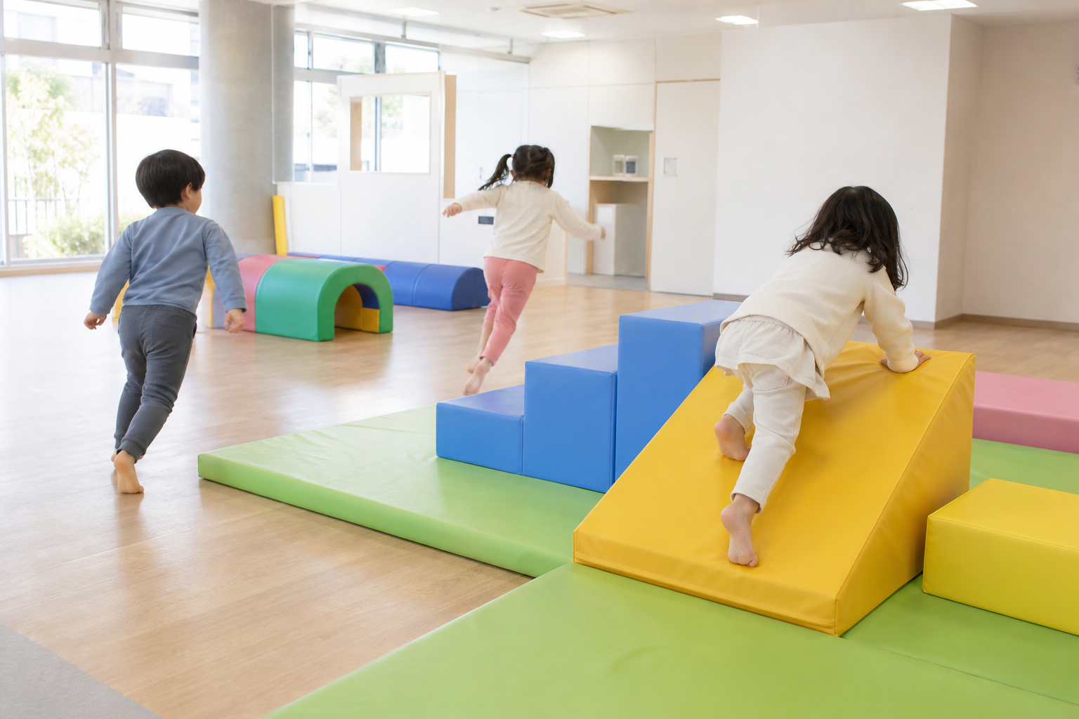 運動支援の様子